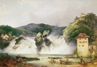 Cascata del Reno a Sciaffusa, 1775 da Philippe Jacques de Loutherbourg